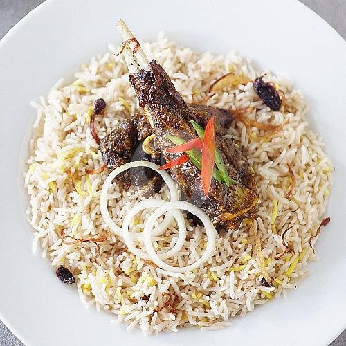 Lamb Mandhi Rice menu Nasi Arab Hannah Soulfood, Bintaro