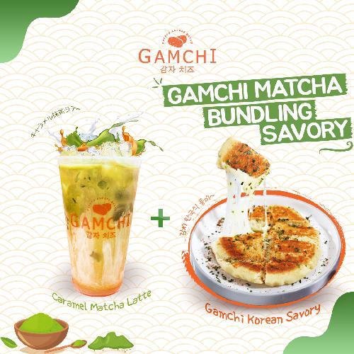 Gamchi Bundling Matcha (Sweet) menu Gamchi Korean Potato Chesee Bread, Paskal 23