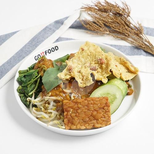Nasi Pecel + Tahu Bacem menu Nasi Pecel MM Bu Endang, Gubeng