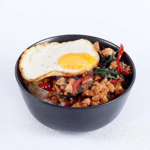 Nasi Timbel Komplit menu Huko Bowl, KHZ Mustofa