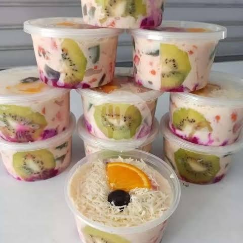 Salad Jumbo menu Pisang Nebenk, Candirenggo