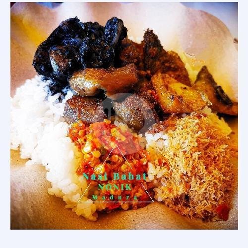Nasi Babat Campur + Cumi + Tongkol Balado menu Nasi Babat & Penyetan Nonik Madura, Saritama