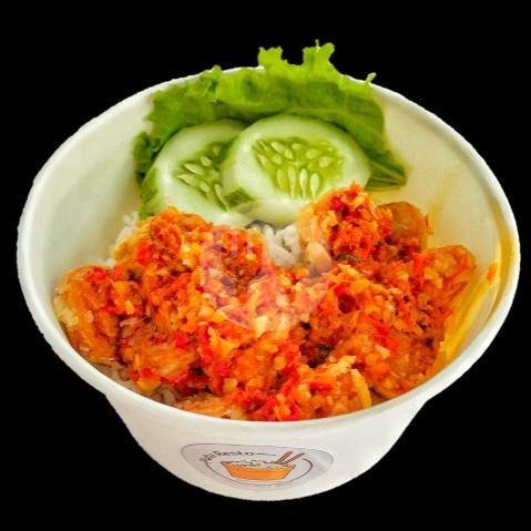 Ricebowl Ayam Geprek menu Putu Resto Rice Bowl, Purbayan