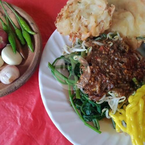 Rujak Kangkung Dadakan Spesial menu Rujak Kangkung Dadakan Mang Akoh, Kemayoran