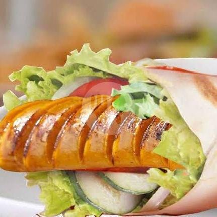 kebab Sosis Large Spesial menu Kebab Begadang, Karawang