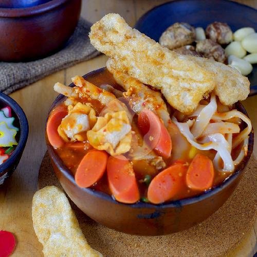 Seblak Komplit menu Seblak Gobyos, Jemursari