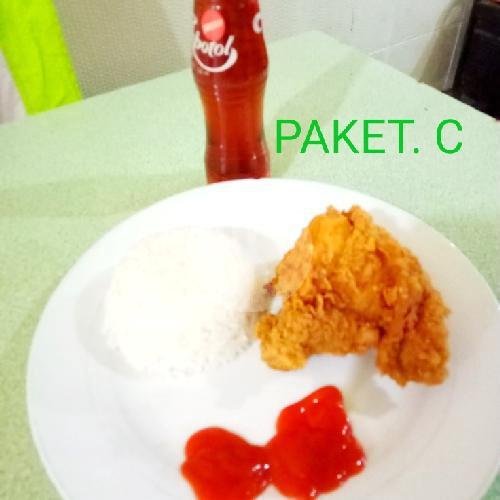 Paket D menu ITB Fried Chicken, Klojen