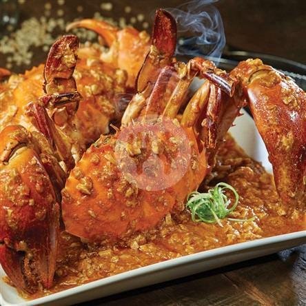 Kepiting Tim menu Krabe Seafood, Gajahmada