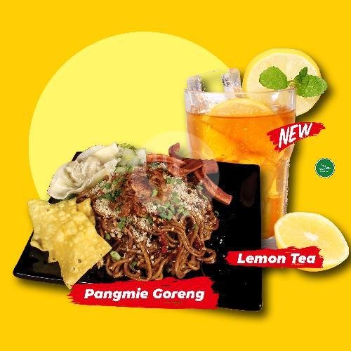 Pangmie Pedhess + Lemon Tea menu Es Duren dan Mie Pedes Pangmie Endhess, Sawojajar