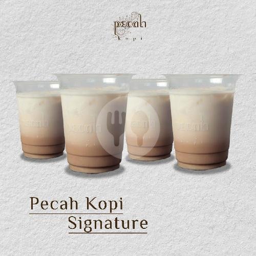 4 Es Pecah Kopi Signature menu Pecah Kopi, Cigadung