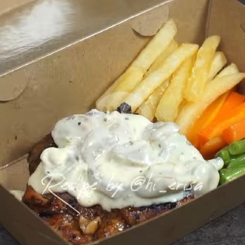 Chicken Steak menu Lakiket Coffee & Chick, DR. Sutumo