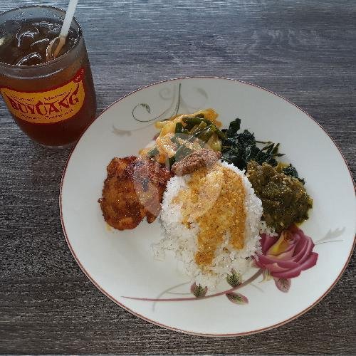 Nasi Ayam Bakar Negri + Teh Anget / Es Teh menu RM Padang BUNDO CINTO, Kajen