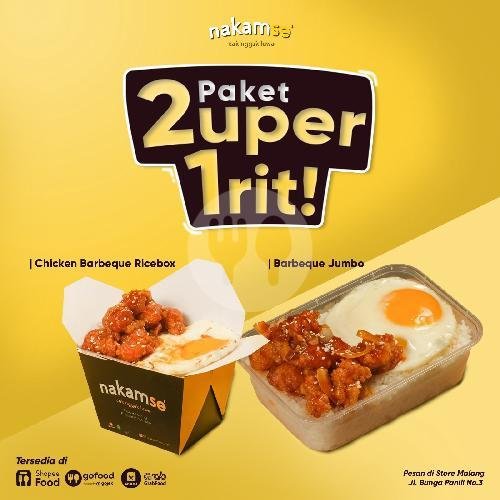 Salted Egg Chicken Rice menu Nakamse', Lowokwaru