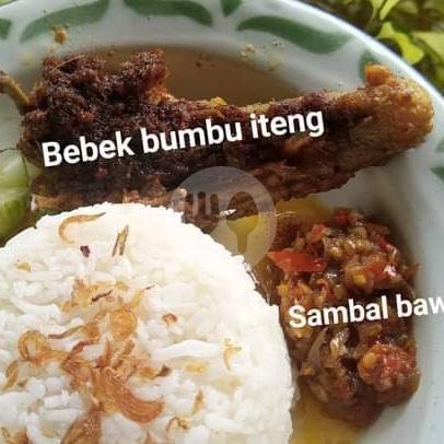 Nasi Bebek Item menu Kedai Rizki, Mojosari