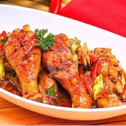 Ayam Geprek Kombinasi Bakar (Tanpa Nasi) menu Ayam Bakar & Goreng Veranica, Cisaat