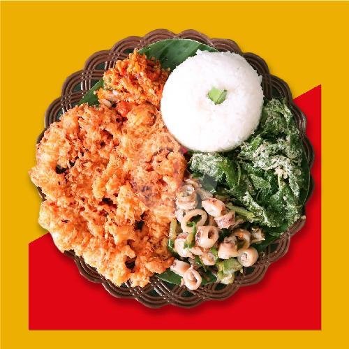 Ns Telor Begadang+Ayam Suwir menu Sarimande Metropolitan (Padang), Cikini