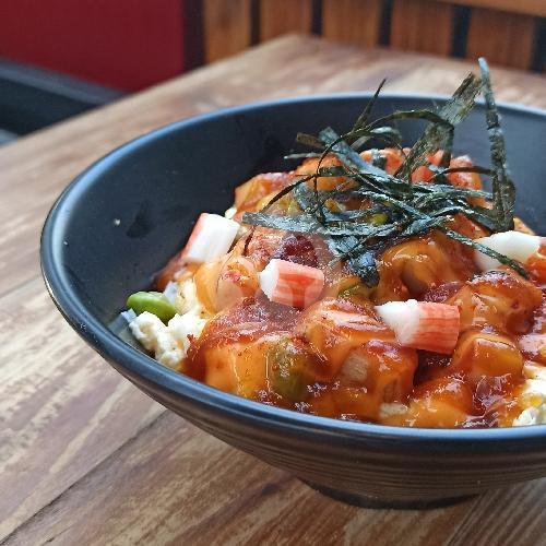 Spicy and Sour Fish Donburi menu Benjiro Sushi
