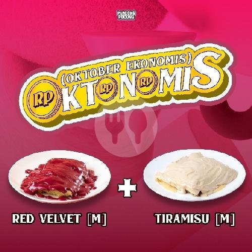 Pancong Tiramisu M + Red Velvet M menu Pocong Pancong Karamenjangan, Karmen