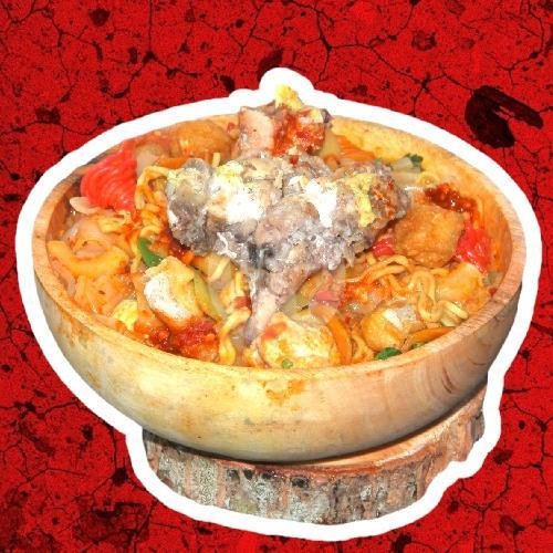 Cimol Jeletot Daun Jeruk Paket Extra Kenyang menu Warung Bi Ai, Cidadap