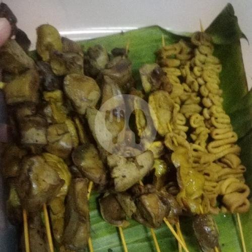 Sate Ati menu Bubur Ayam Pertok Pak Atmo