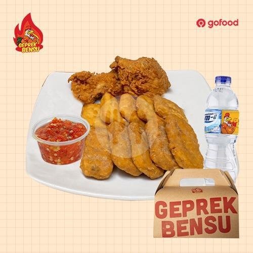 Simple Box menu Geprek Bensu, Rawamangun