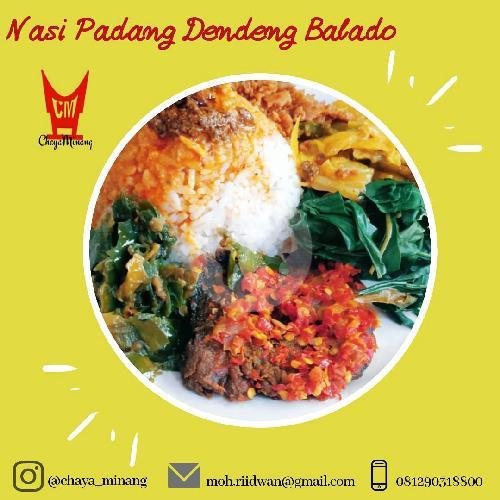 Nasi Rendang menu Restoran Padang Chaya Minang, Tebet