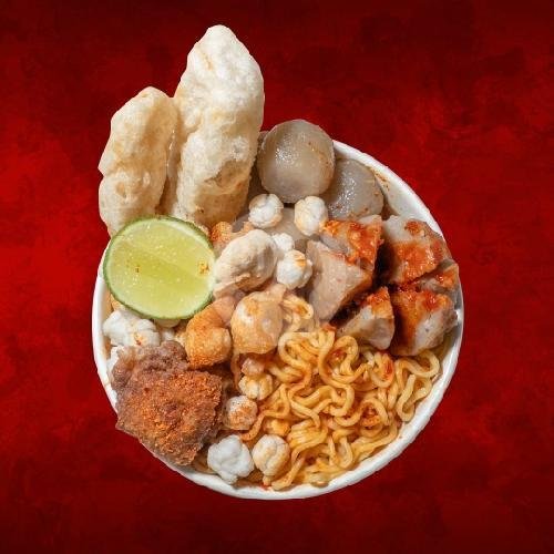 Mamang Kenyang 3 menu Baso Aci Mamang Super Pedas, Kios Taman Pondok Labu