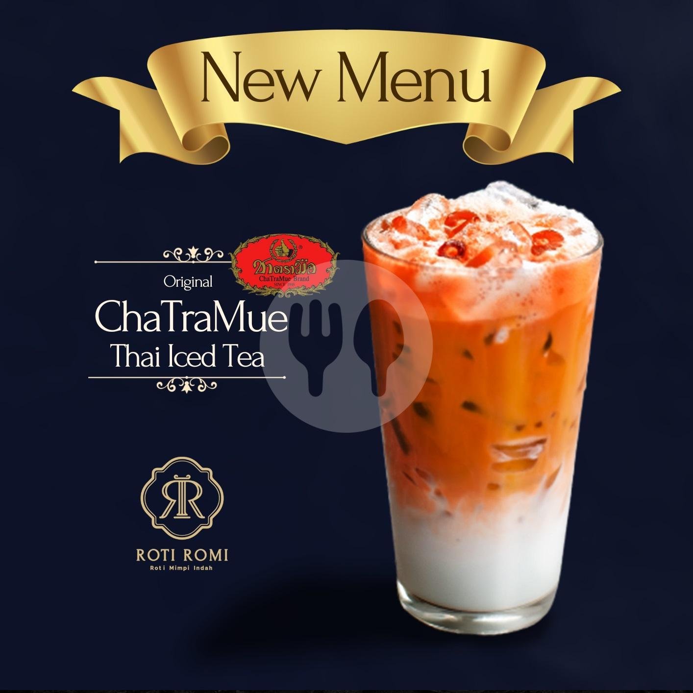 Chatramue Thai Iced Tea menu Roti Romi Roti Mimpi Indah, Kemang
