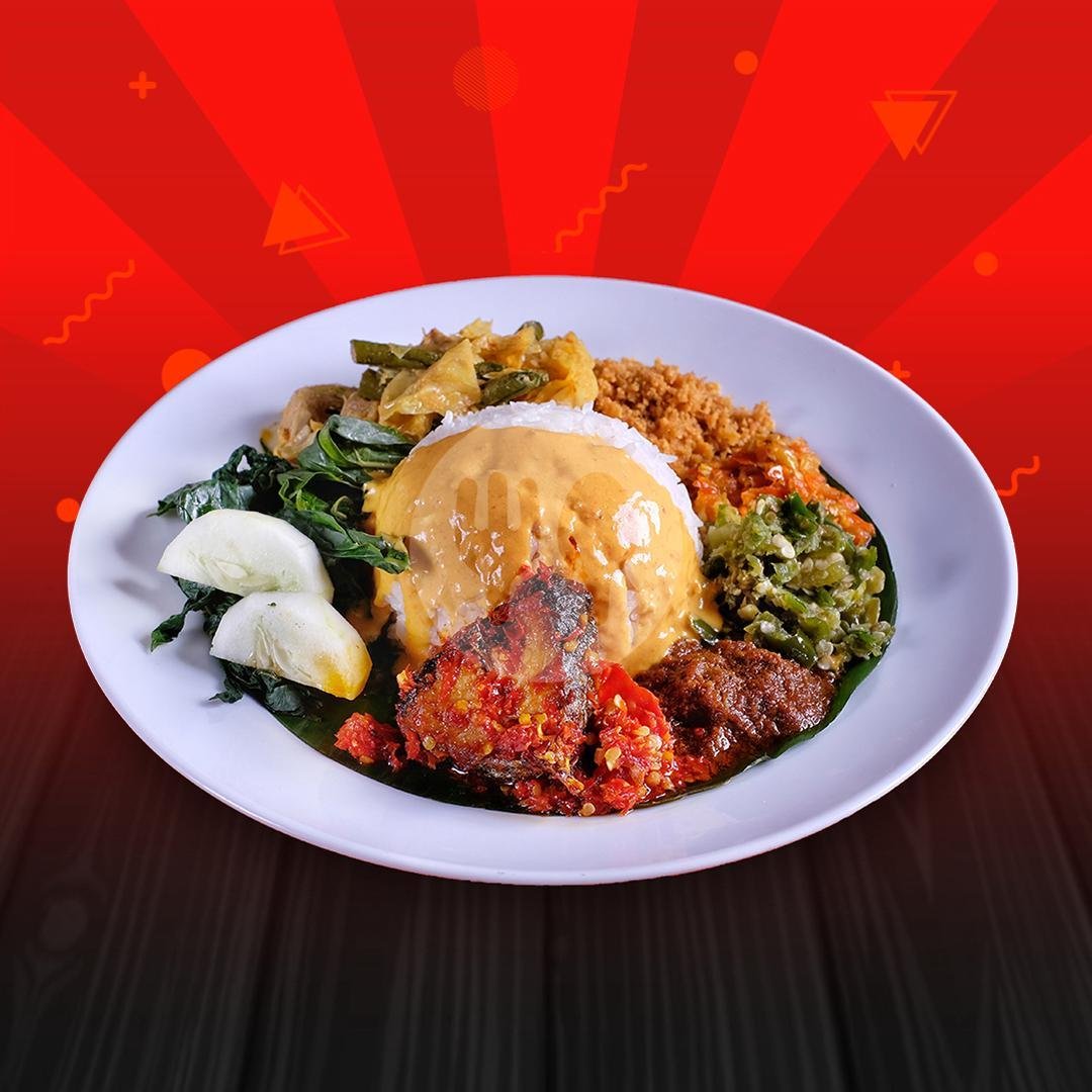 Nasi Gulai Tambusu menu Padang Legenda Kutai , Wonokromo