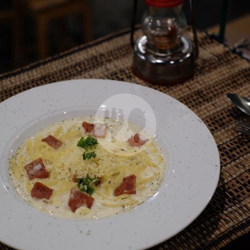 Spicy Carbonara menu PLATO Pasta & Coffee, Soetomo