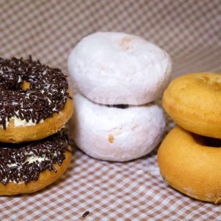 Donat (muisjies, Gula, Polos) menu Roti In (Tjwan Bo), Mawar, Sambikerep