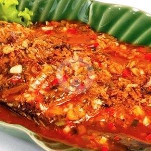 Cobek Ikan Mas menu Sate Maranggi AA, Jend. Ahmad Nasution