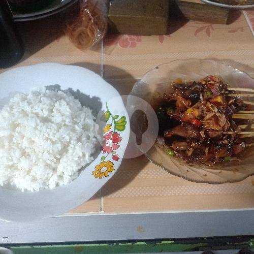Nasi menu Sate Madura Bang Rohim, Koja