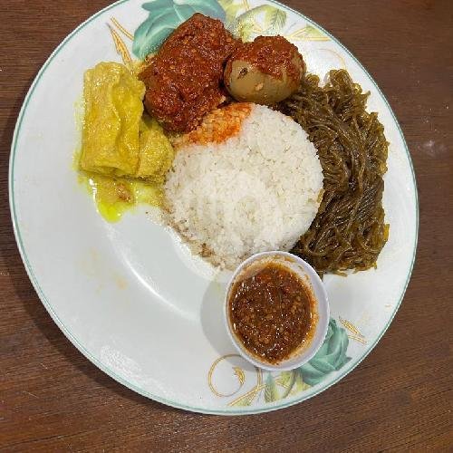 NASI CAMPUR DAGING + EMPAL menu Nasi Campur Pak Salim, Mulyorejo Dukuh Sutorejo