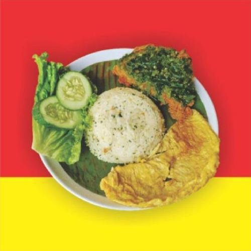 Nasi Ayam Geprek + Telur Goreng + Free Teh menu Ayam Geprek Sambel Ijo, Ngaglik