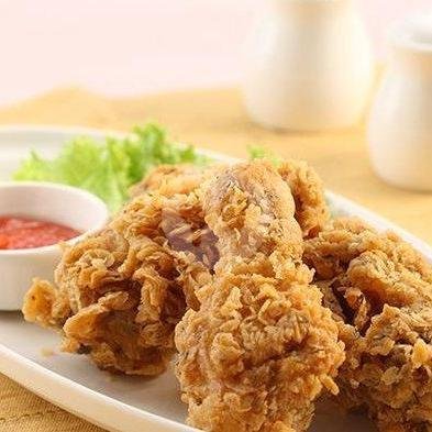 Ayam Crispy Sayap + Nasi menu Tacibay, Lowokwaru