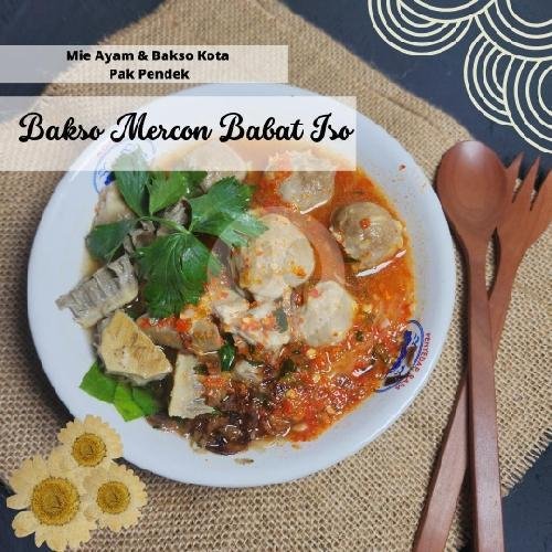 Bakso Campur Babat Iso menu Mie Ayam & Bakso Kota Pak Pendek, Sompok