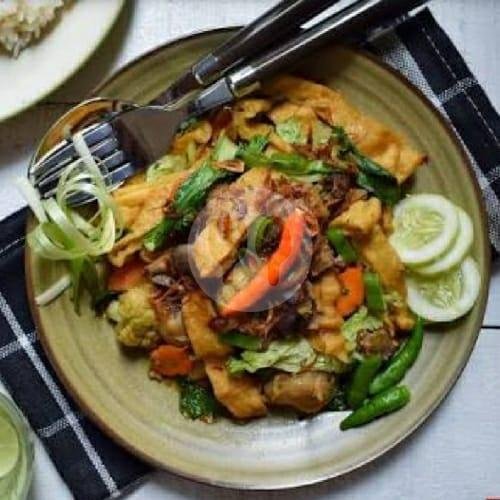 Bakmie Nyemek Gongso + Teh (Dingin/Panas) menu Nasi Goreng Gongso Mas Harnowo, Mojolaban