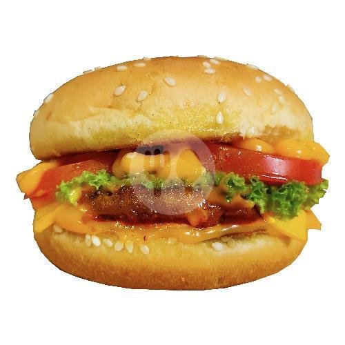 Beef Burger menu Only Burger, Taman Kopo