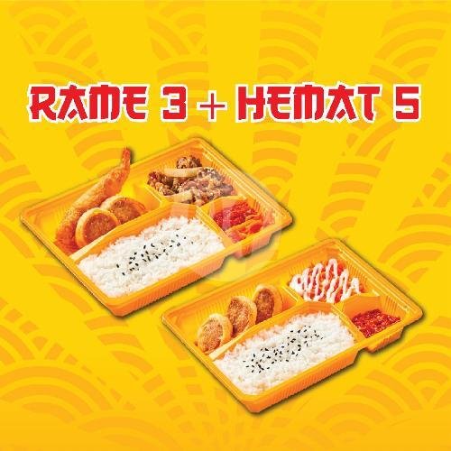 Complete Set 1 menu IKI Bento, Condet