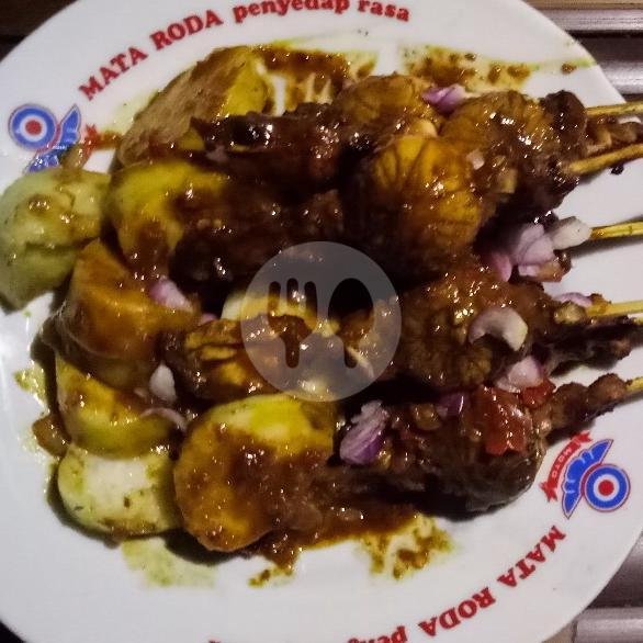 AMPELA ATI Ayam + Lontong menu Sate Ayam & Kambing Cak Emon