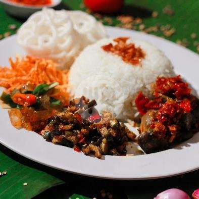Nasi Pedas Sakral Ati Ampela menu Nasi Pedas Kabayang