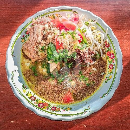 Soto Babat Sapi menu Soto Jowo Cak Sim, Pakisaji