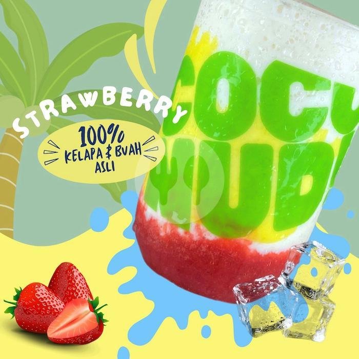 Coconut Shake Taro menu Coconud Anggrek, Jl. Anggrek No. 42