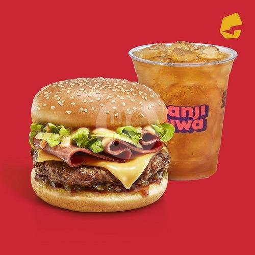 NASI GEBER KULIT RENYAH  + Minuman menu BURGER GEBER by Janji Jiwa, TB Simatupang