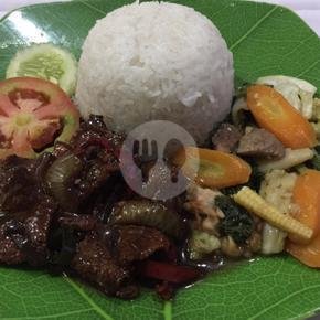 Nasi Siram Ayam menu Paradise Kitchen Chinese Food, Palmerah