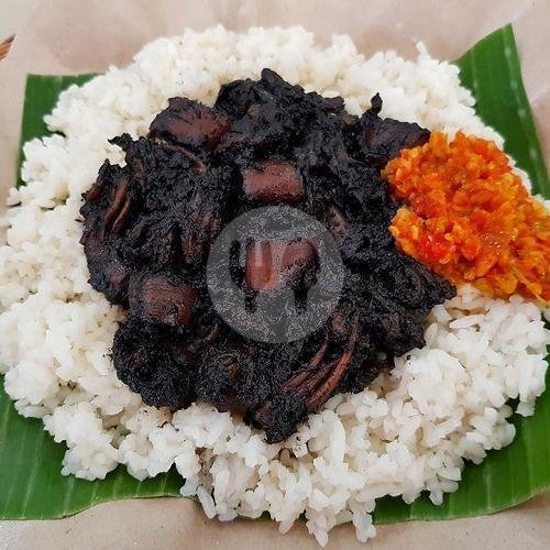 Nasi Cuhima Babat menu Nasi Cumi Hitam Cuhima Bu Evie, Simpang Darmo Permai Selatan