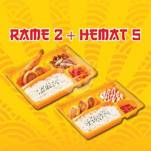 Rame 3 Free Hemat 5 menu IKI Bento, Condet