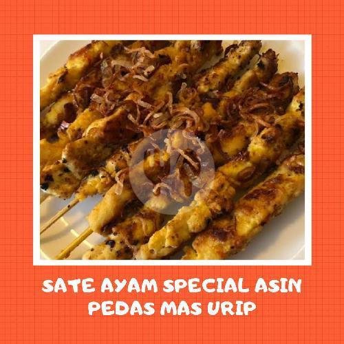 Sate Ayam Madura Bumbu Kecap menu Sate Soto Dan Gule Mas Urip, Ciwastra