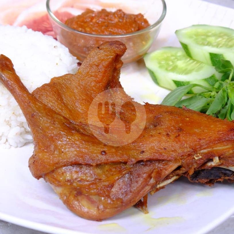 Dada Ayam menu Bebek Goreng Sri Lestari, Polehan